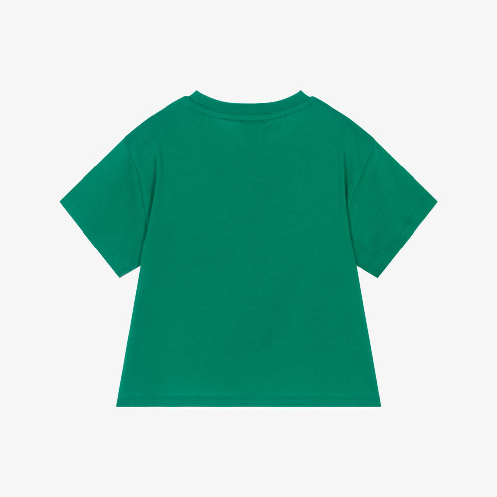 KENZO KIDS-Boys Lucky Green Tiger Tee | Childrensalon Outlet