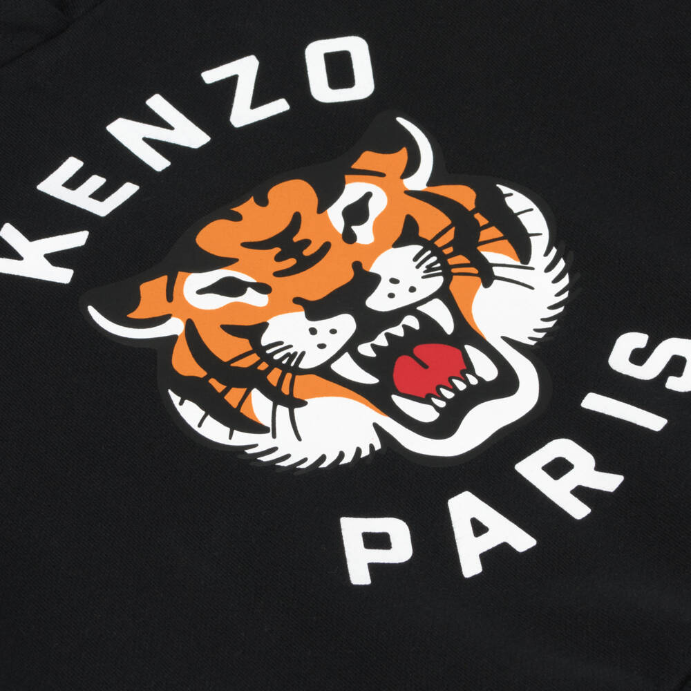 KENZO KIDS-Boys Midnight Tiger Cotton Sweatshirt | Childrensalon Outlet
