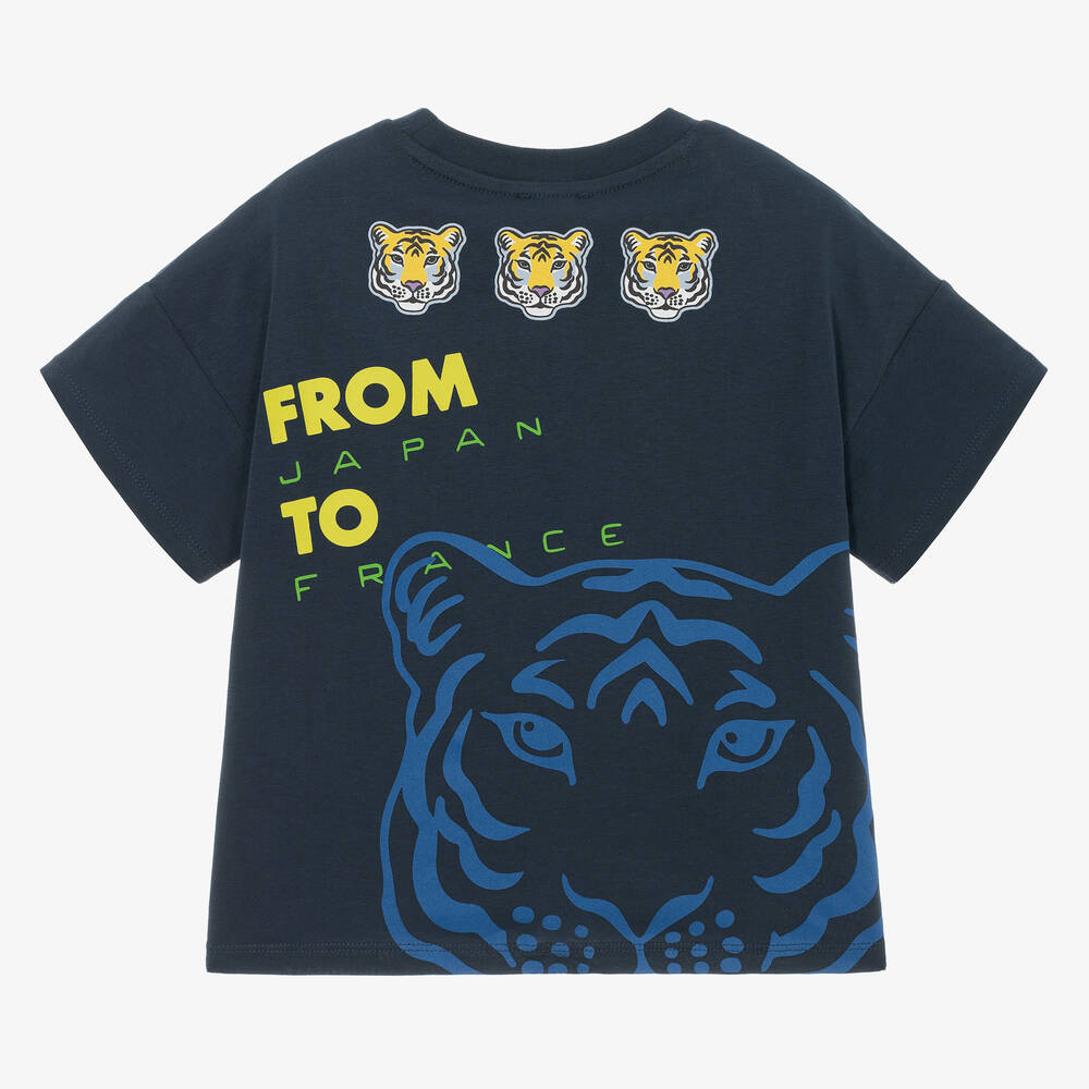 Blue sales kenzo shirt