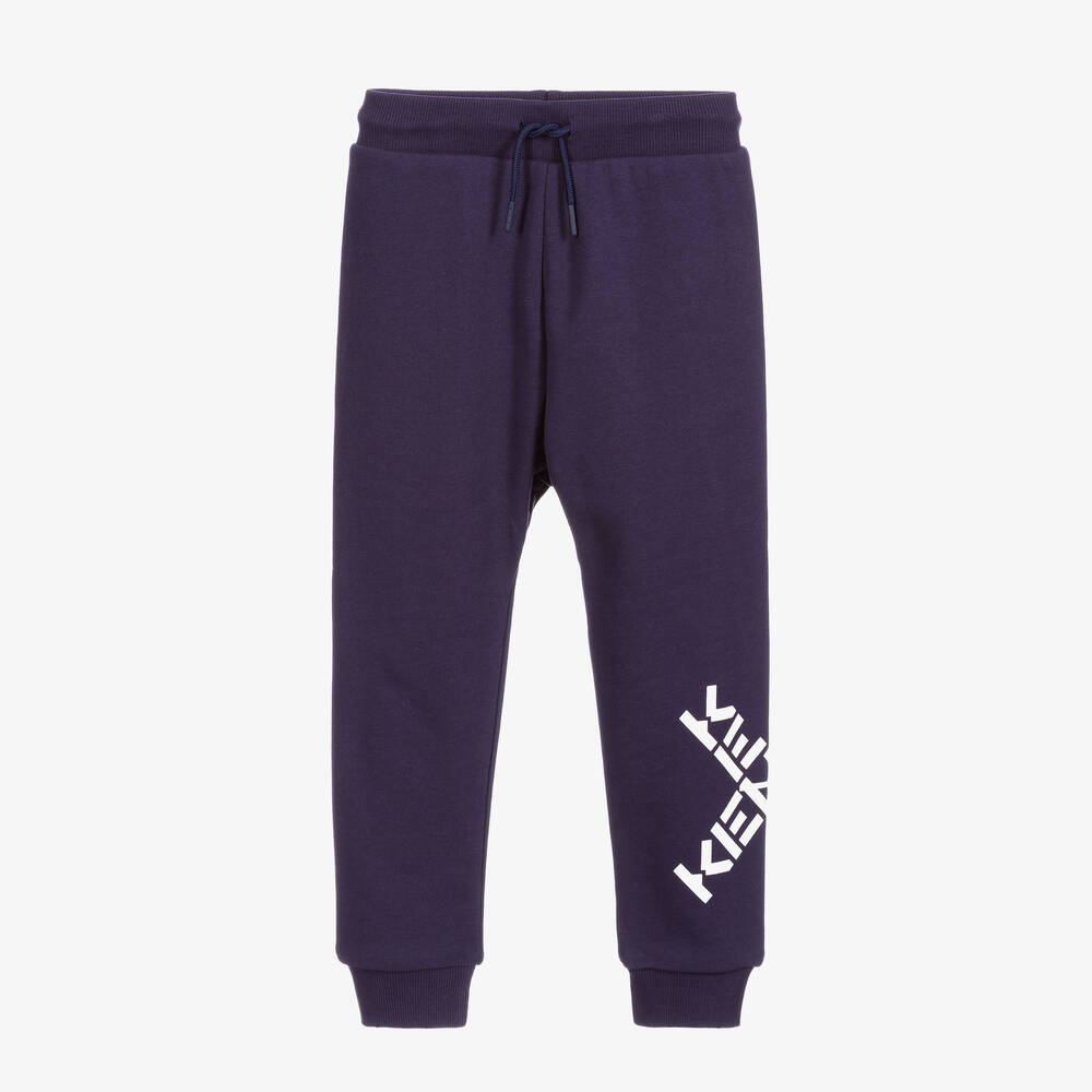 KENZO KIDS - Pantalon de jogging bleu marine Garçon | Childrensalon