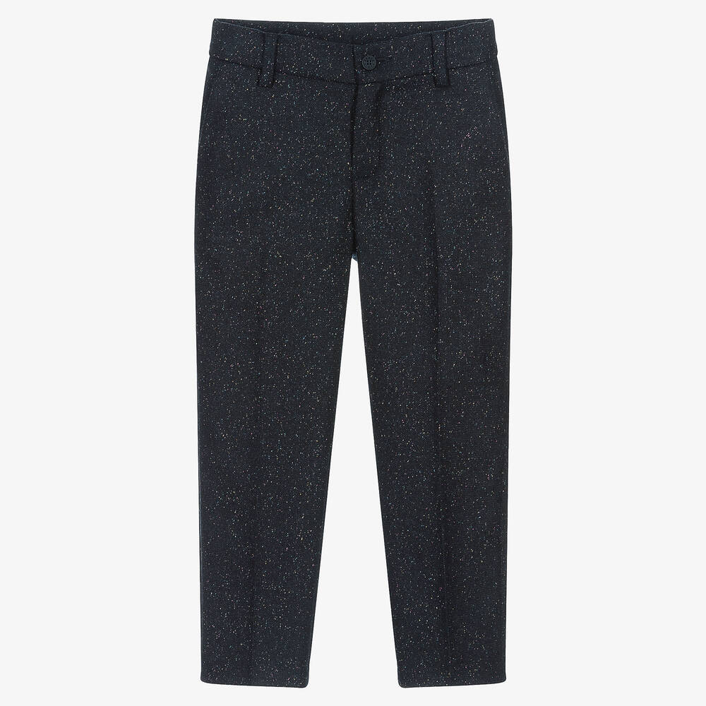 KENZO KIDS - Pantalon bleu marine moucheté | Childrensalon