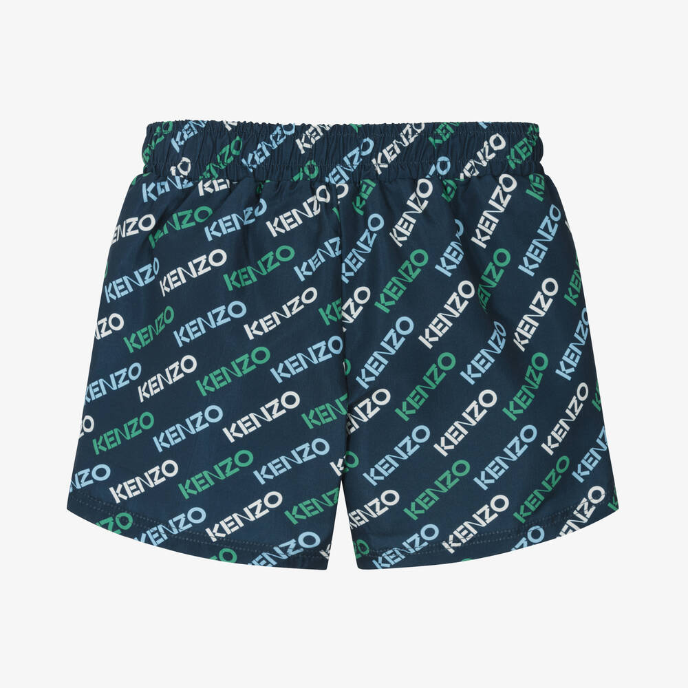 KENZO KIDS Boys Navy Blue Swim Shorts