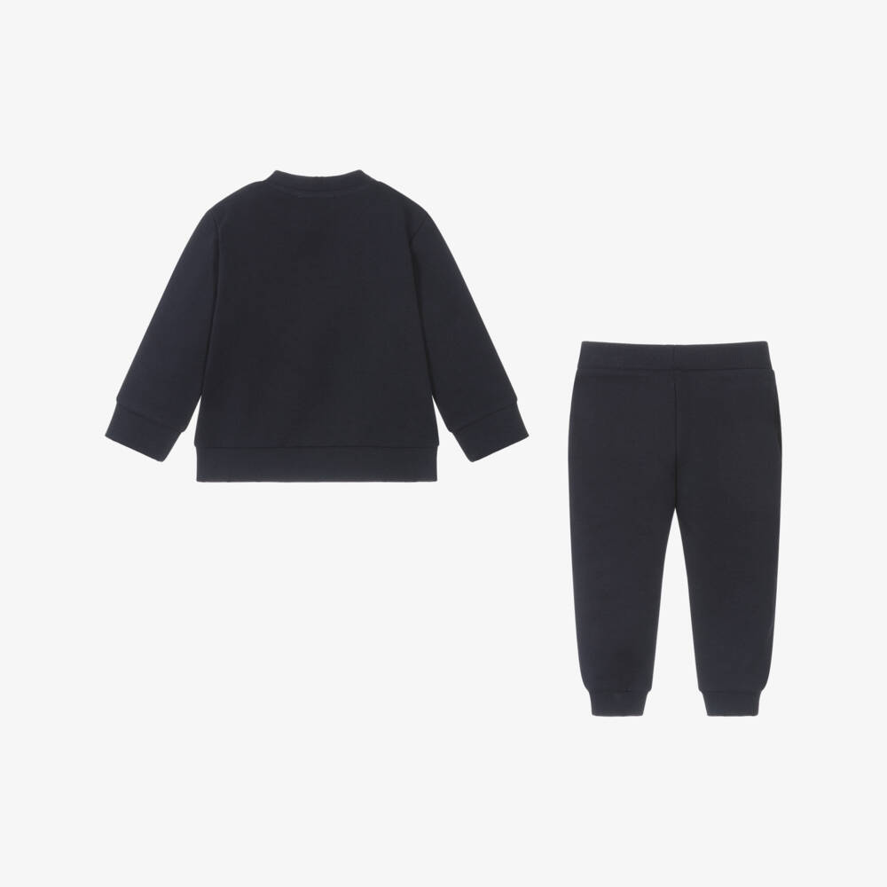KENZO KIDS-Boys Navy Cotton Tiger Tracksuit | Childrensalon Outlet