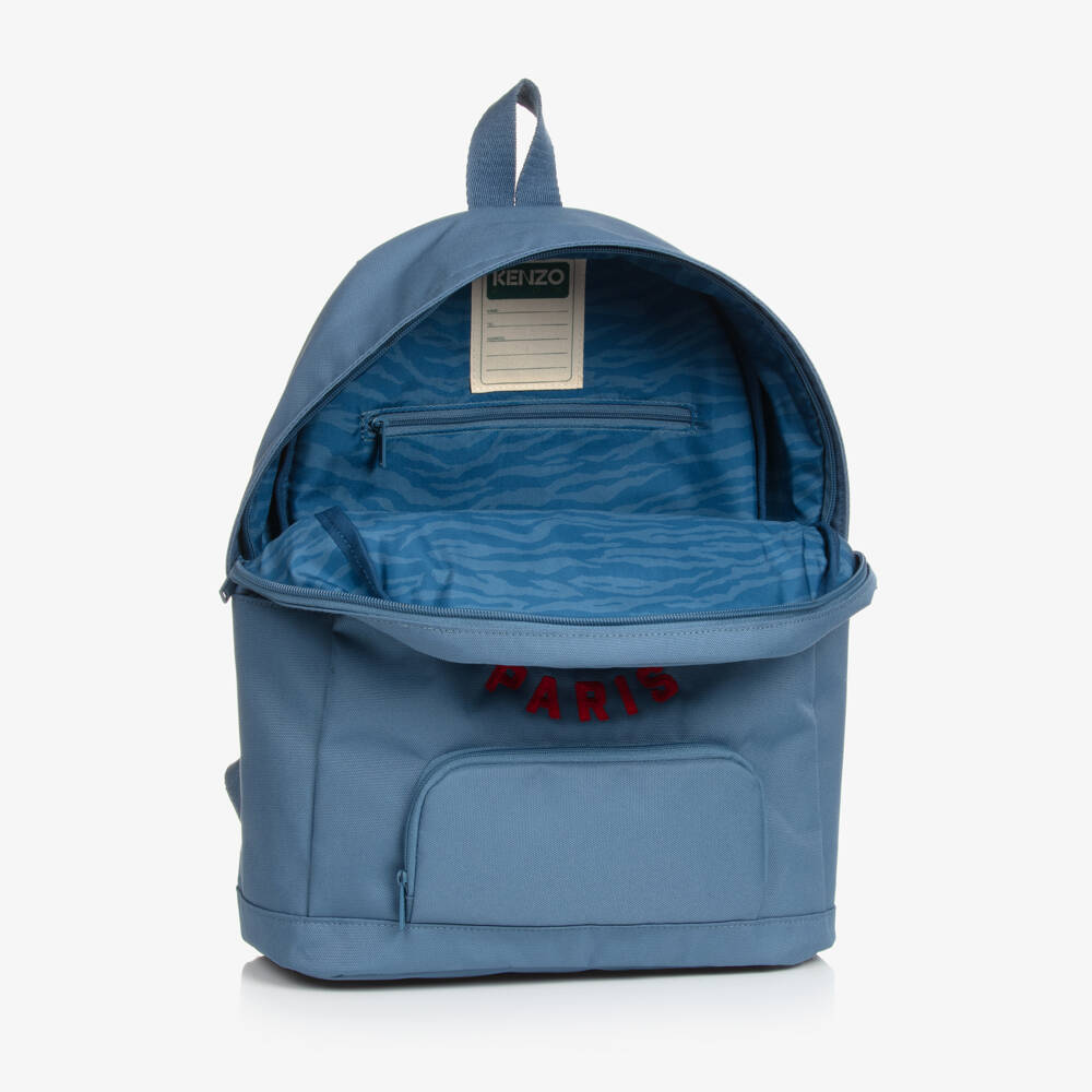 KENZO KIDS-Boys Navy Elephant Backpack | Childrensalon Outlet