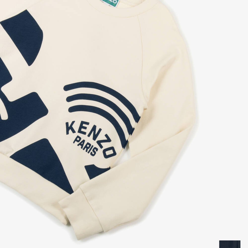 KENZO KIDS-Топ с узором океанской волны для мальчиков | Childrensalon Outlet