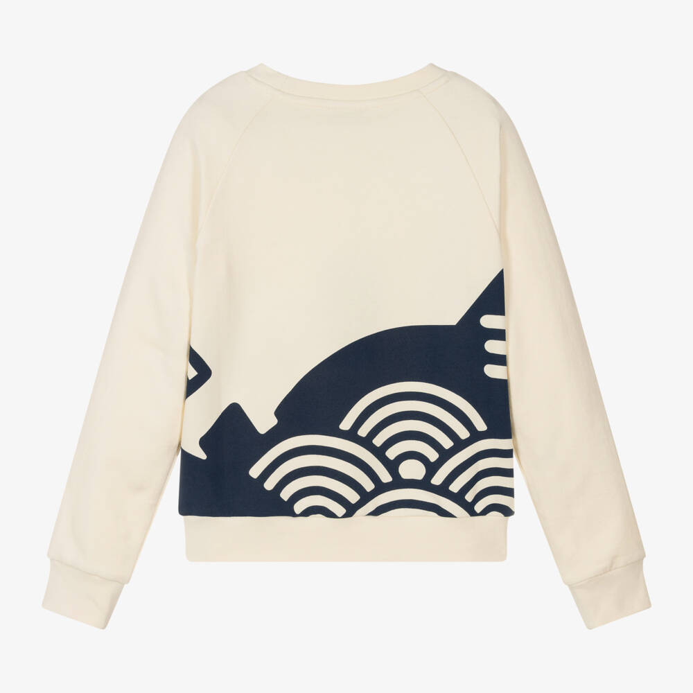 KENZO KIDS-Топ с узором океанской волны для мальчиков | Childrensalon Outlet