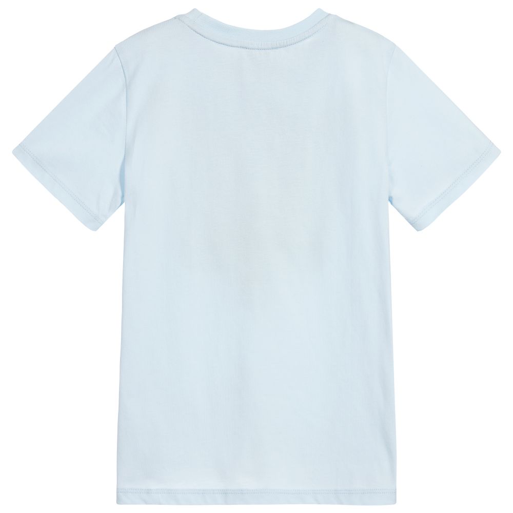 KENZO KIDS - Boys Pale Blue Tiger T-Shirt | Childrensalon Outlet