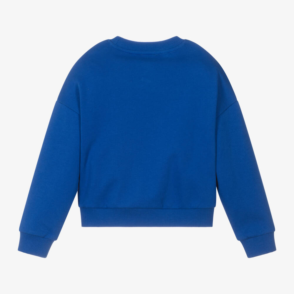 KENZO KIDS-Boys Soft Blue Cotton Pullover | Childrensalon Outlet