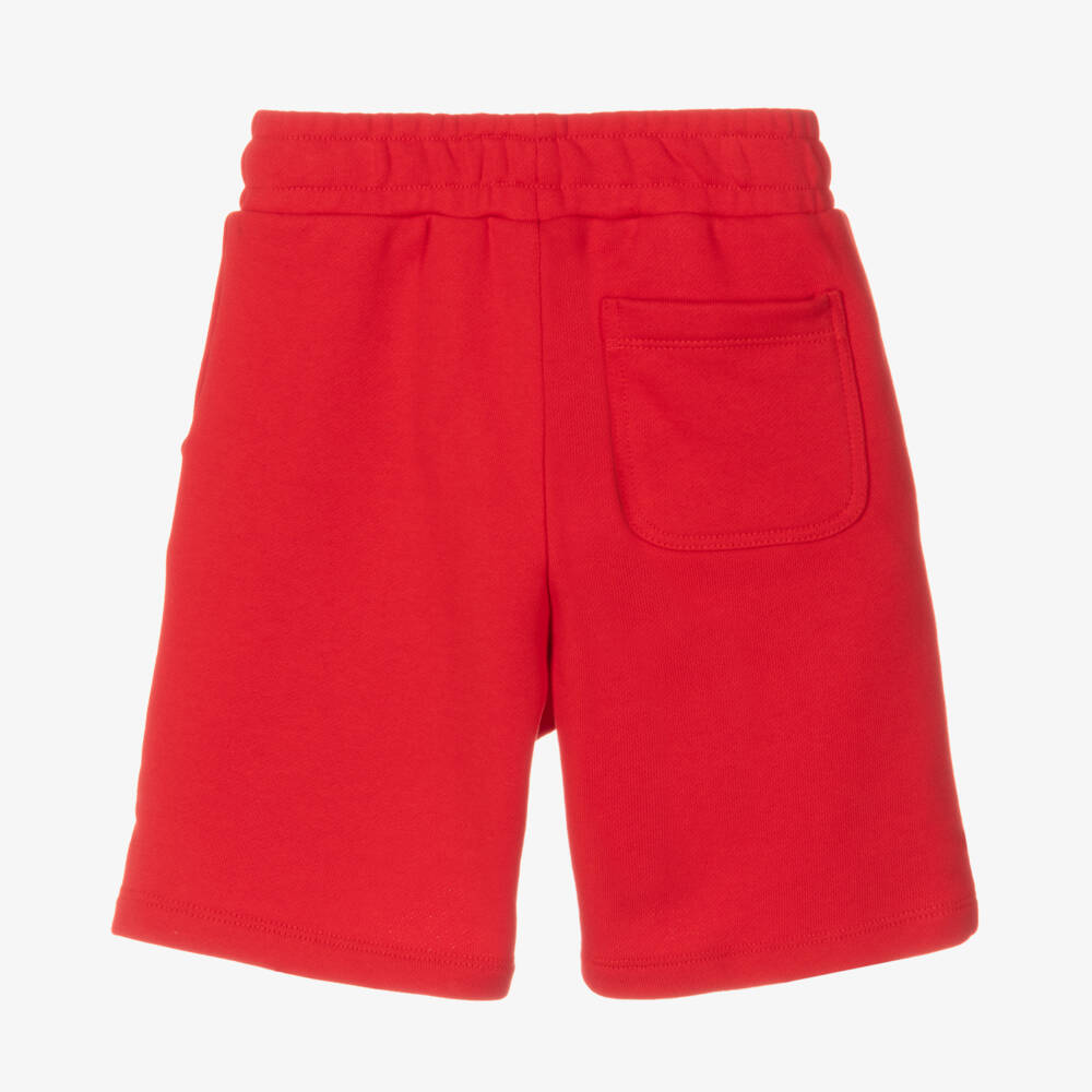 KENZO KIDS-Boys Vibrant Red Snake Shorts | Childrensalon Outlet