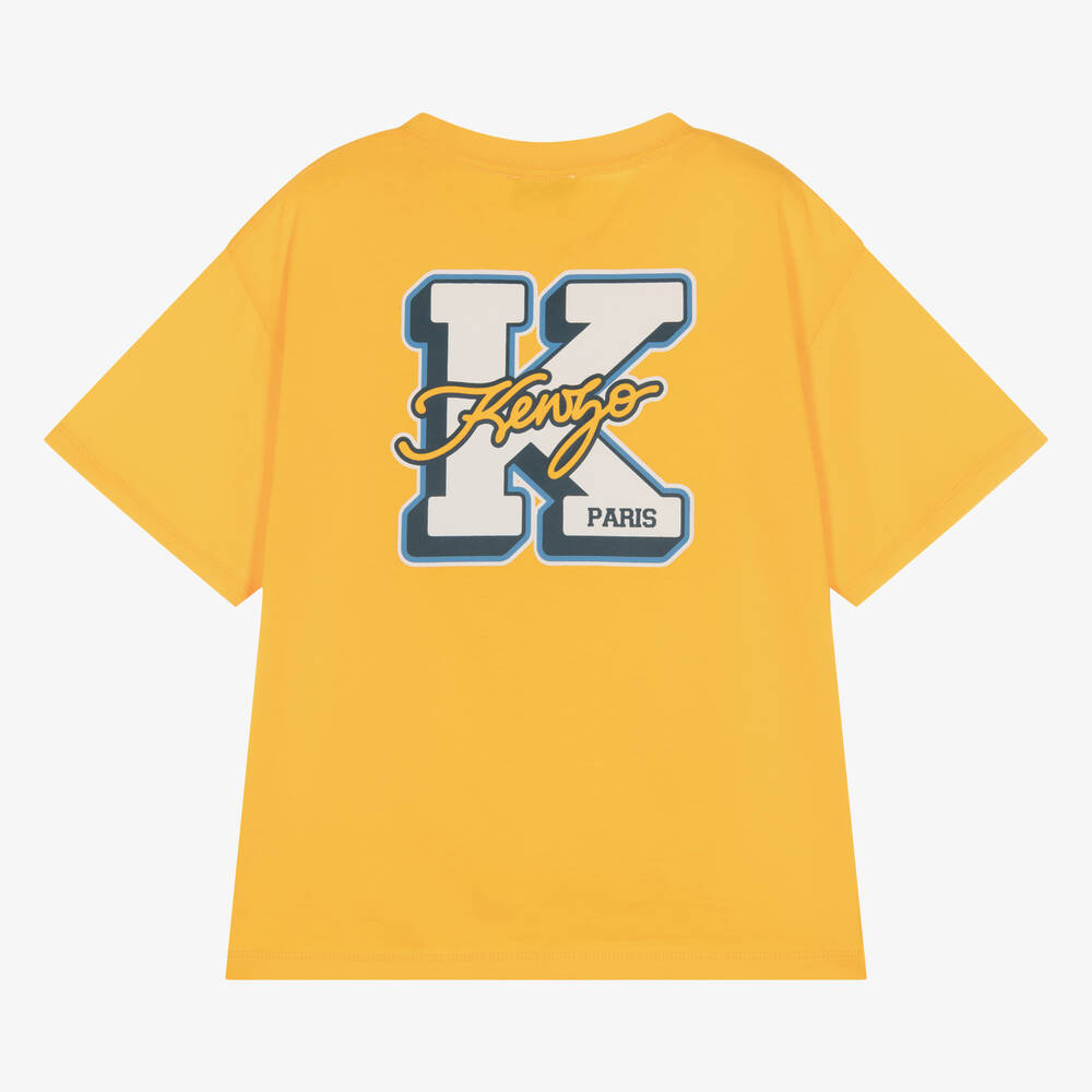 Yellow kenzo t shirt hot sale