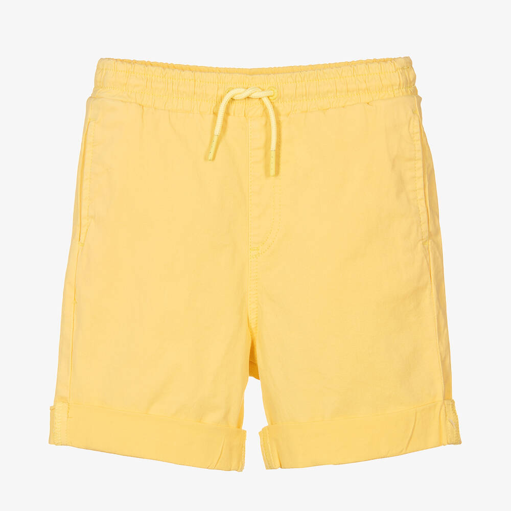 KENZO KIDS - Bermuda jaune en sergé de coton | Childrensalon