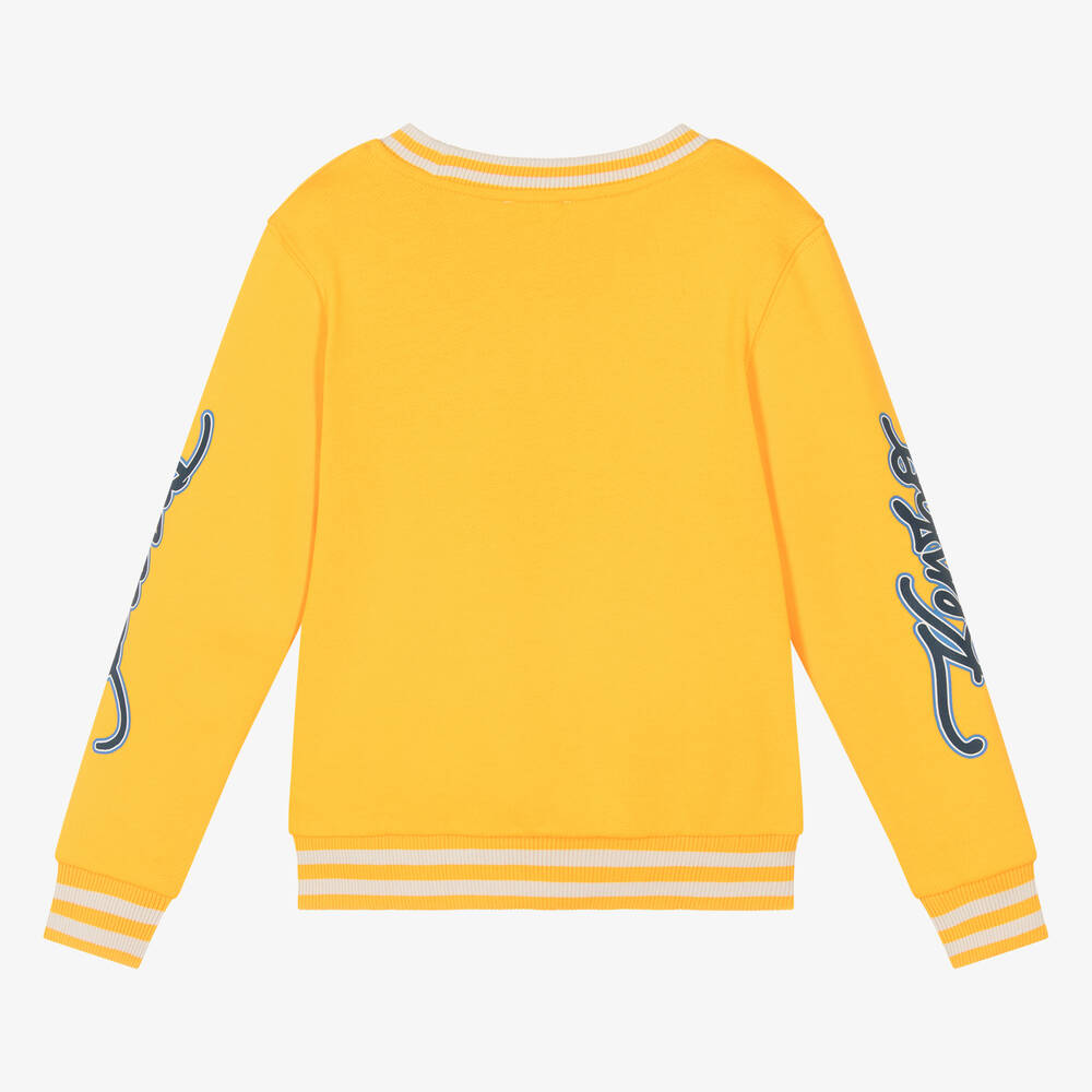 Kenzo yellow sweatshirt outlet