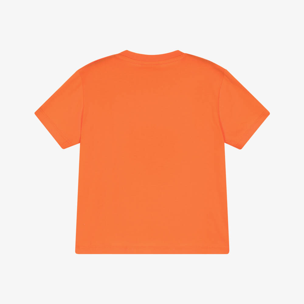 KENZO KIDS-Bright Orange Lucky Tiger Cotton T-Shirt | Childrensalon Outlet