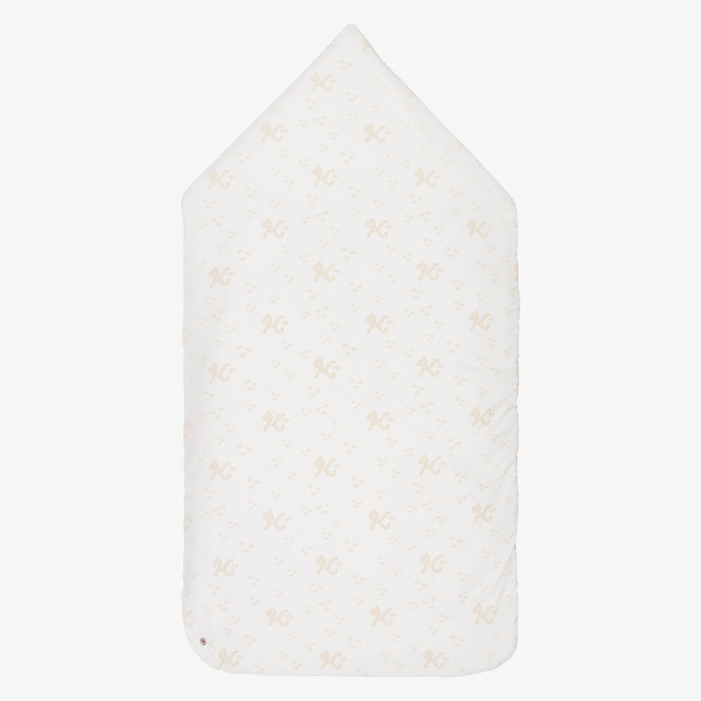 KENZO KIDS-Cosy Ivory Infant Sleep Pod | Childrensalon Outlet