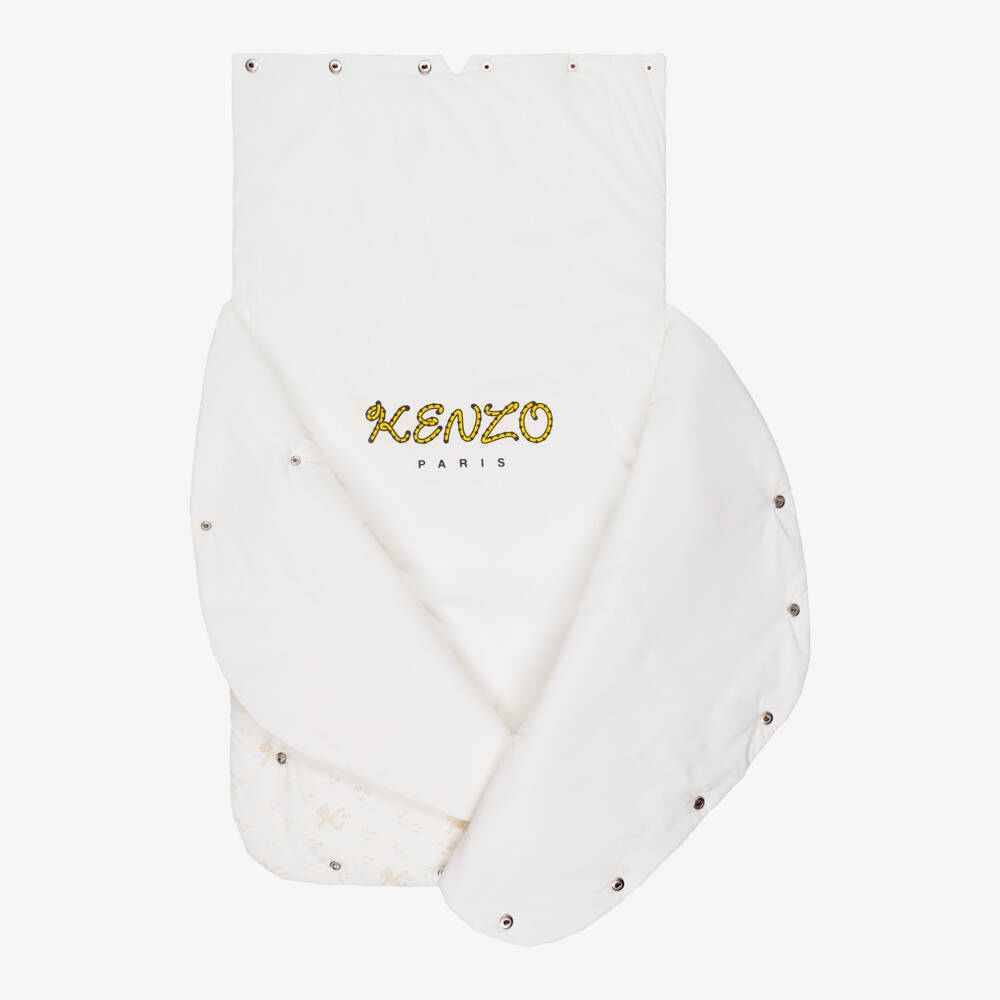 KENZO KIDS-Cosy Ivory Infant Sleep Pod | Childrensalon Outlet