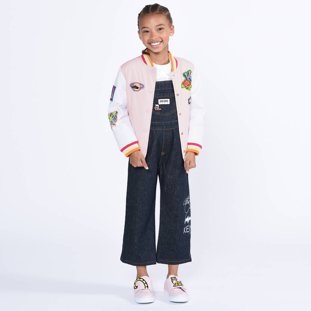 KENZO KIDS-Dark Blue Denim KOTORA Dungarees | Childrensalon Outlet