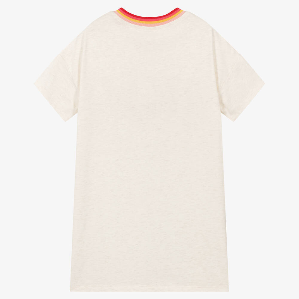 KENZO KIDS-Бежевое хлопковое платье | Childrensalon Outlet