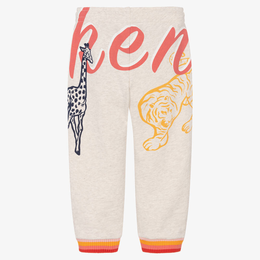 KENZO KIDS-Бежевые джоггеры для девочек | Childrensalon Outlet