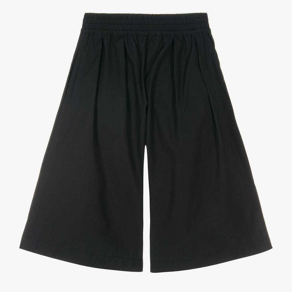 KENZO KIDS-Черные хлопковые брюки с кроликами | Childrensalon Outlet