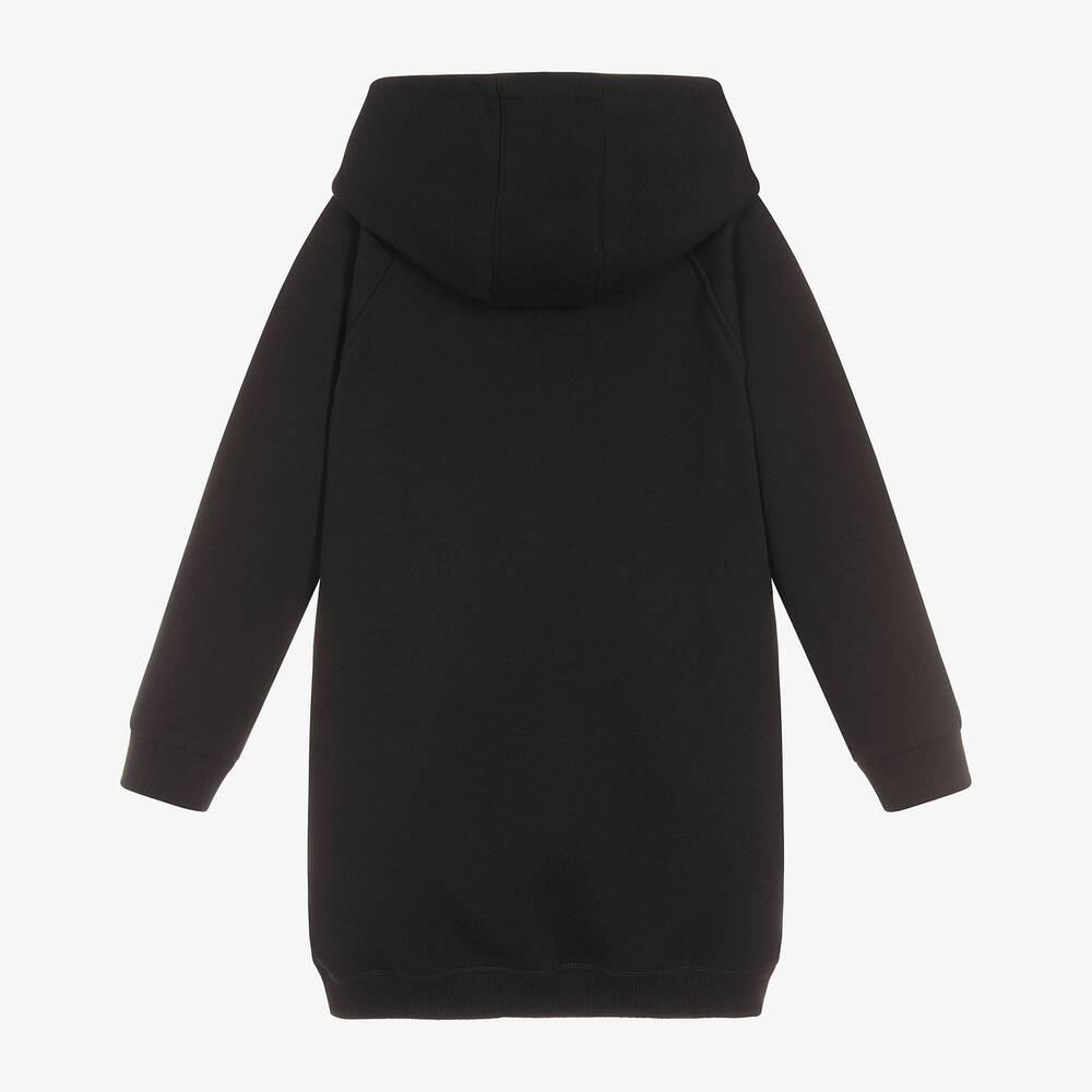 KENZO KIDS-Girls Black Hooded Tiger Dress | Childrensalon Outlet