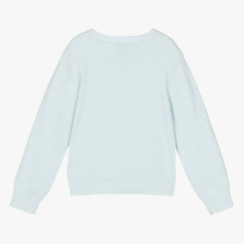 كينزو كيدز-كنزة لون أزرق للبنات | Childrensalon Outlet