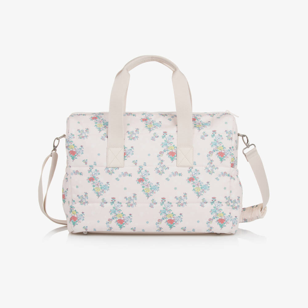 KENZO KIDS-Girls Blush Blossom Diaper Tote | Childrensalon Outlet