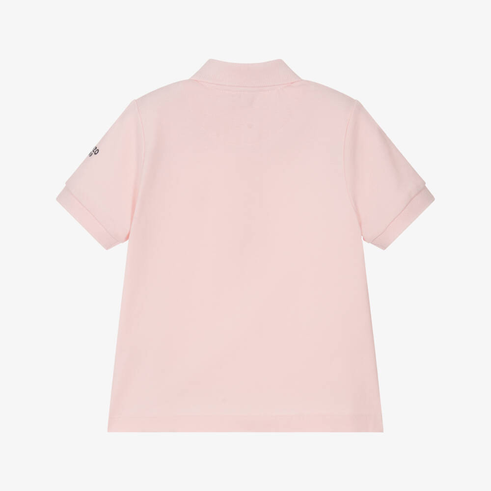 KENZO KIDS-Girls Blush Blossom Polo Top | Childrensalon Outlet
