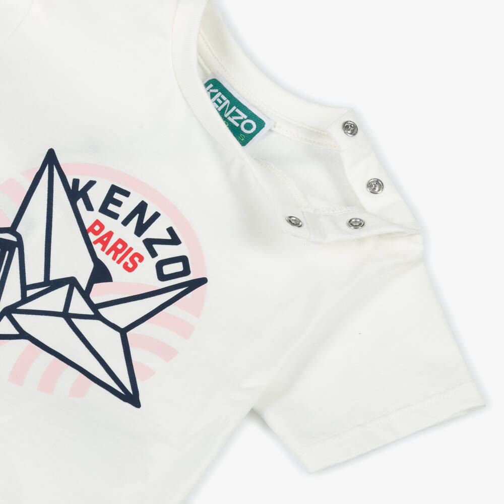 KENZO KIDS-Girls Chambray Skirt & Tee Set | Childrensalon Outlet