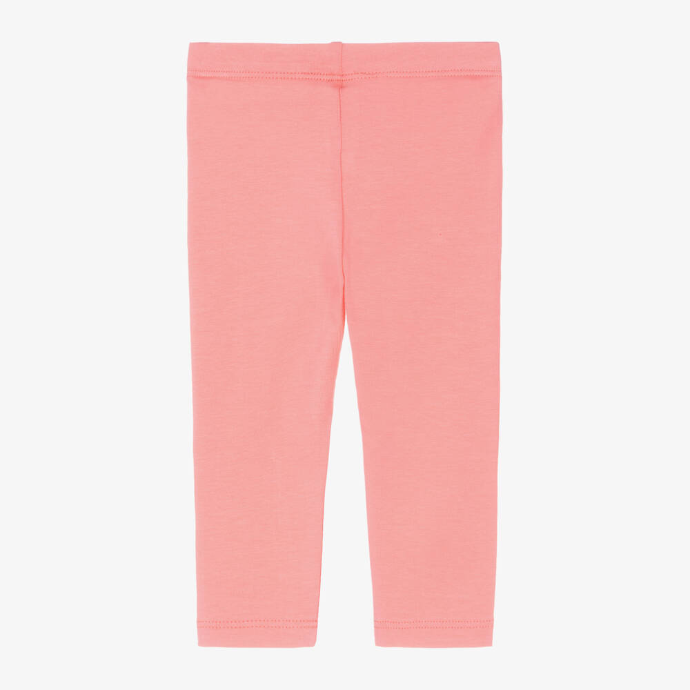 KENZO KIDS-Girls Coral Organic Cotton Leggings | Childrensalon Outlet