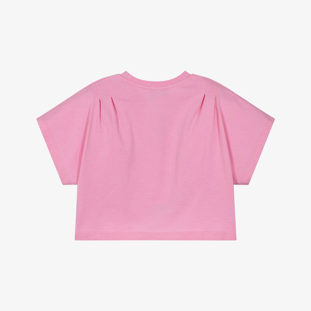 KENZO KIDS-Футболка свободного кроя из хлопка для девочек | Childrensalon Outlet