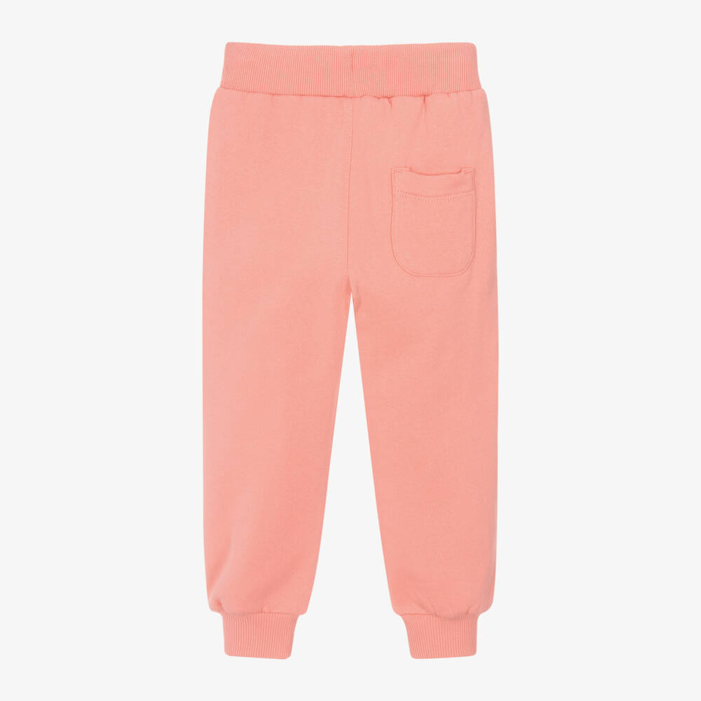 KENZO KIDS-Girls Cotton Logo Joggers in Pink | Childrensalon Outlet