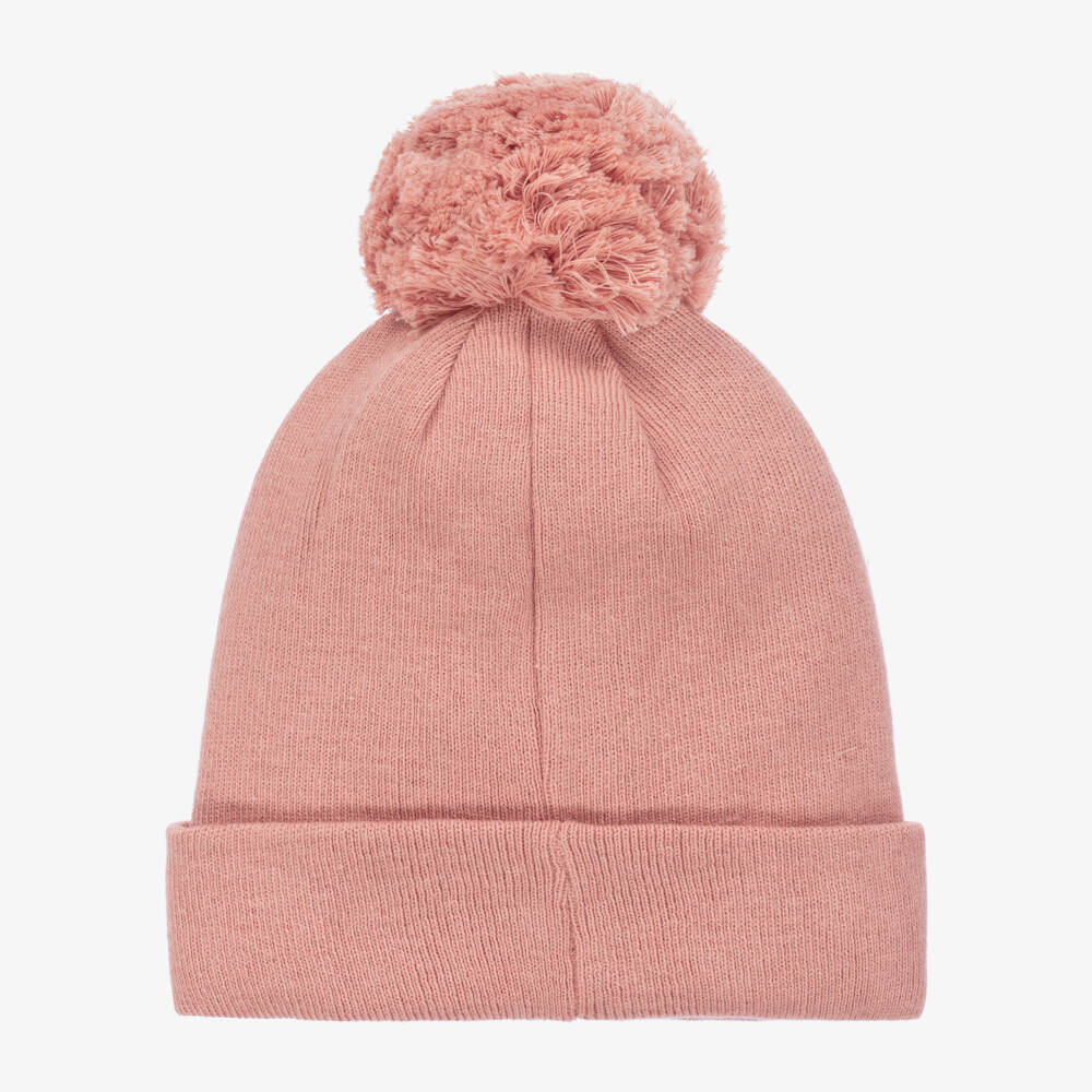 KENZO KIDS-Girls Elephant Pink Knit Hat | Childrensalon Outlet