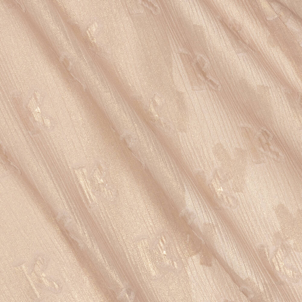 KENZO KIDS-Girls Gold Logo Flutter Dress | Childrensalon Outlet