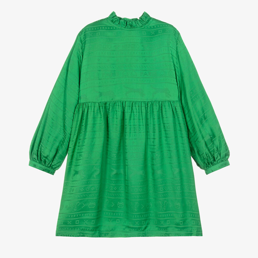 Kenzo green dress best sale