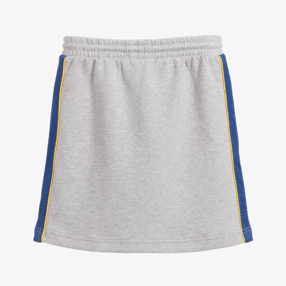 KENZO KIDS-Girls Grey Cotton Skirt | Childrensalon Outlet