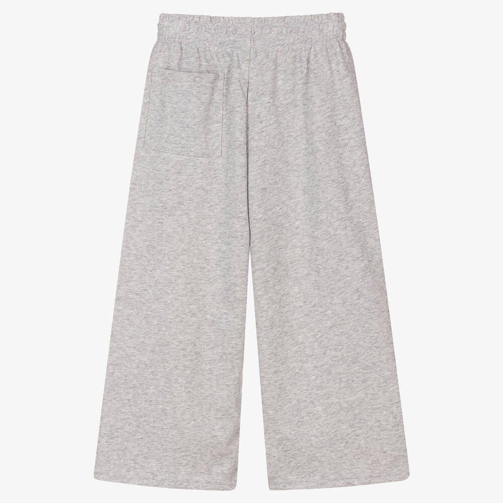KENZO KIDS-Girls Grey Wide-Leg Trousers | Childrensalon Outlet