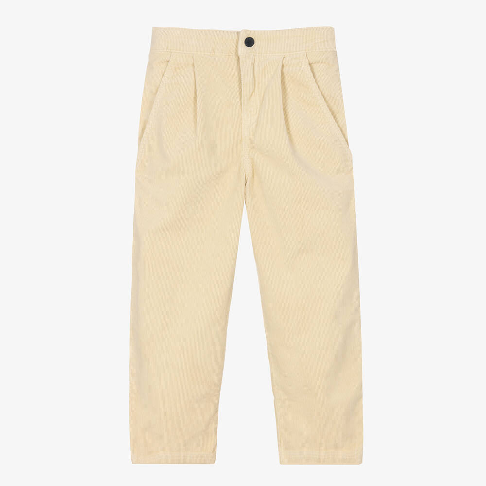 KENZO KIDS - Elfenbeinfarbene KOTORA Cordhose | Childrensalon