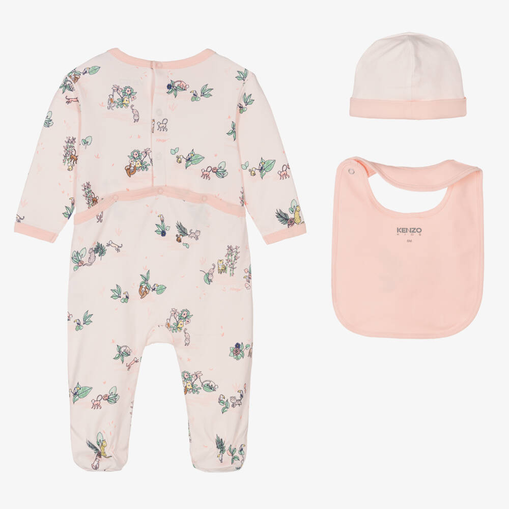 KENZO KIDS-Girls Jungle Print Cotton Set | Childrensalon Outlet