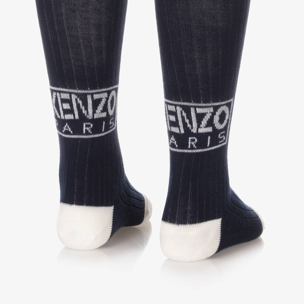 KENZO KIDS-Синие колготки для девочек | Childrensalon Outlet