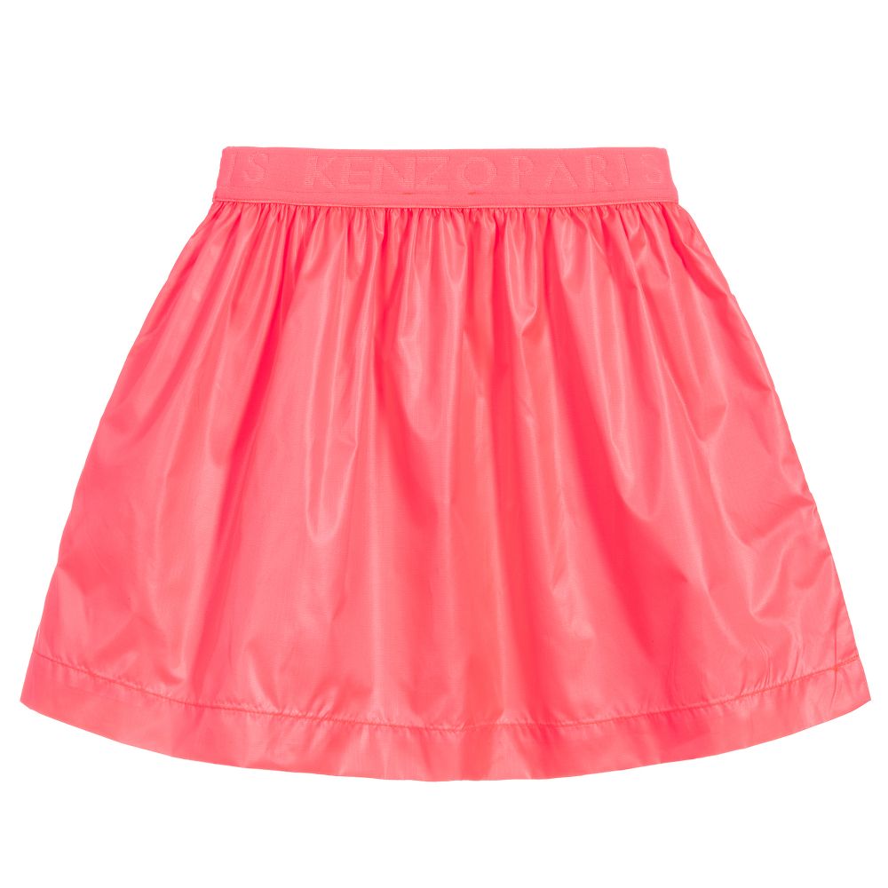 KENZO KIDS Girls Neon Pink Skirt Childrensalon Outlet