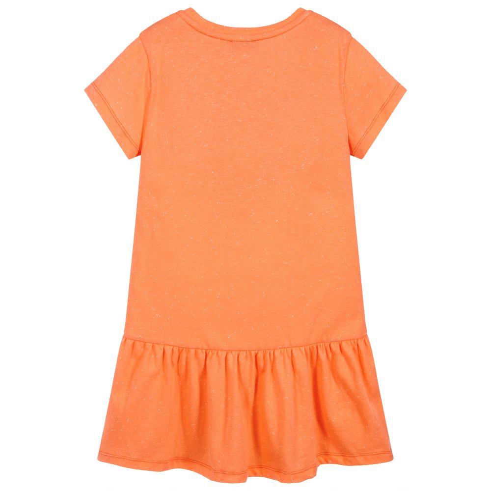 Orange dresses for kids 2025
