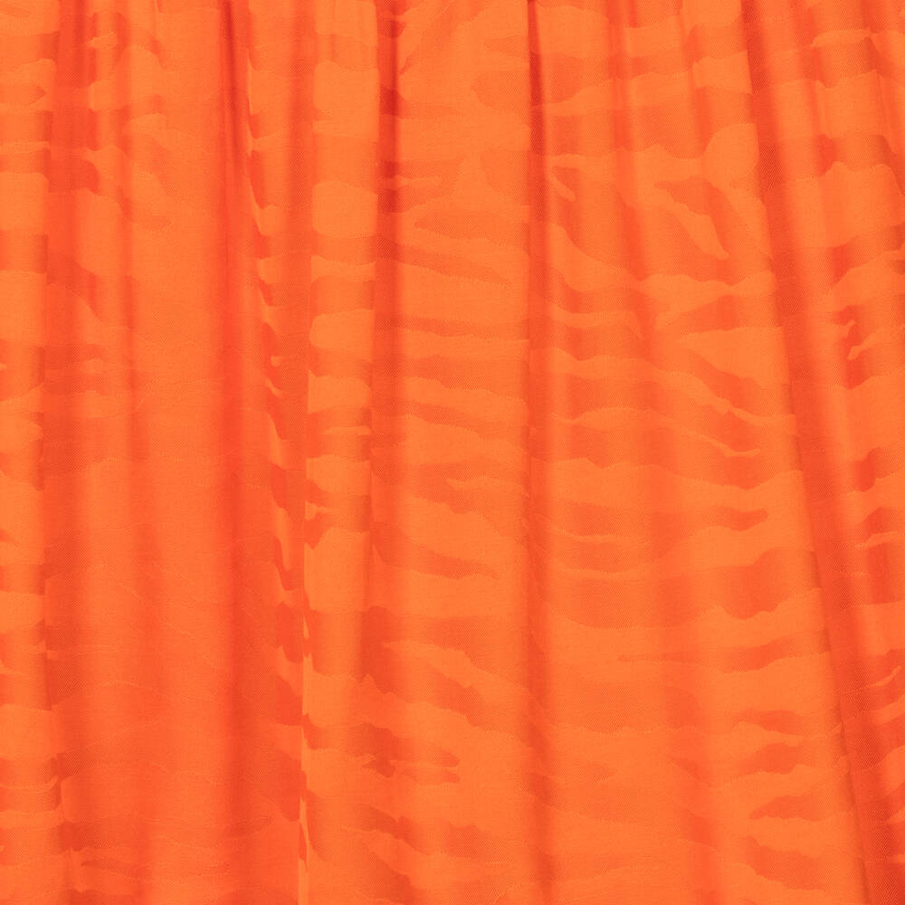 KENZO KIDS-Girls Orange Tiger Stripe Dress | Childrensalon Outlet