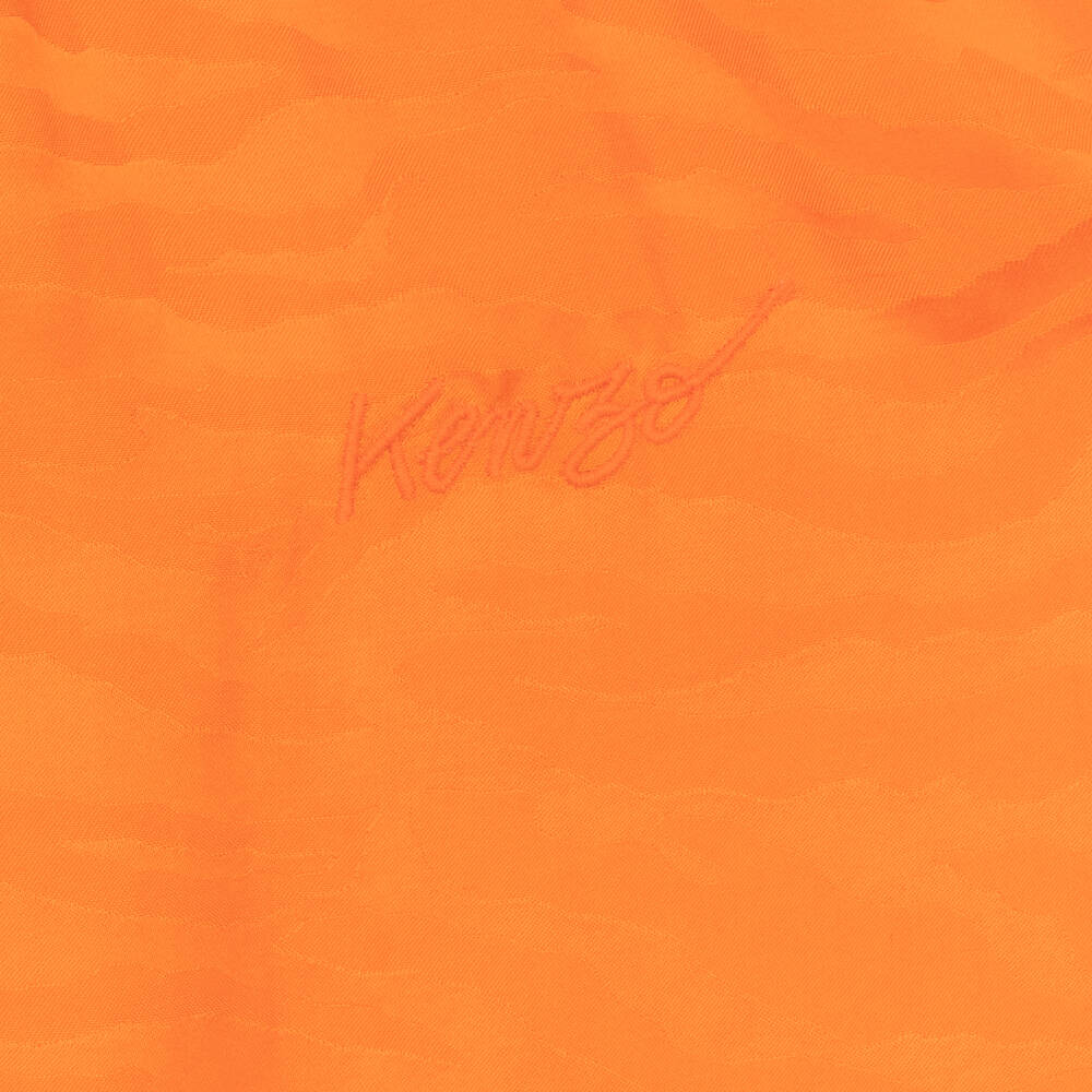 KENZO KIDS-Girls Orange Tiger Stripe Trousers | Childrensalon Outlet