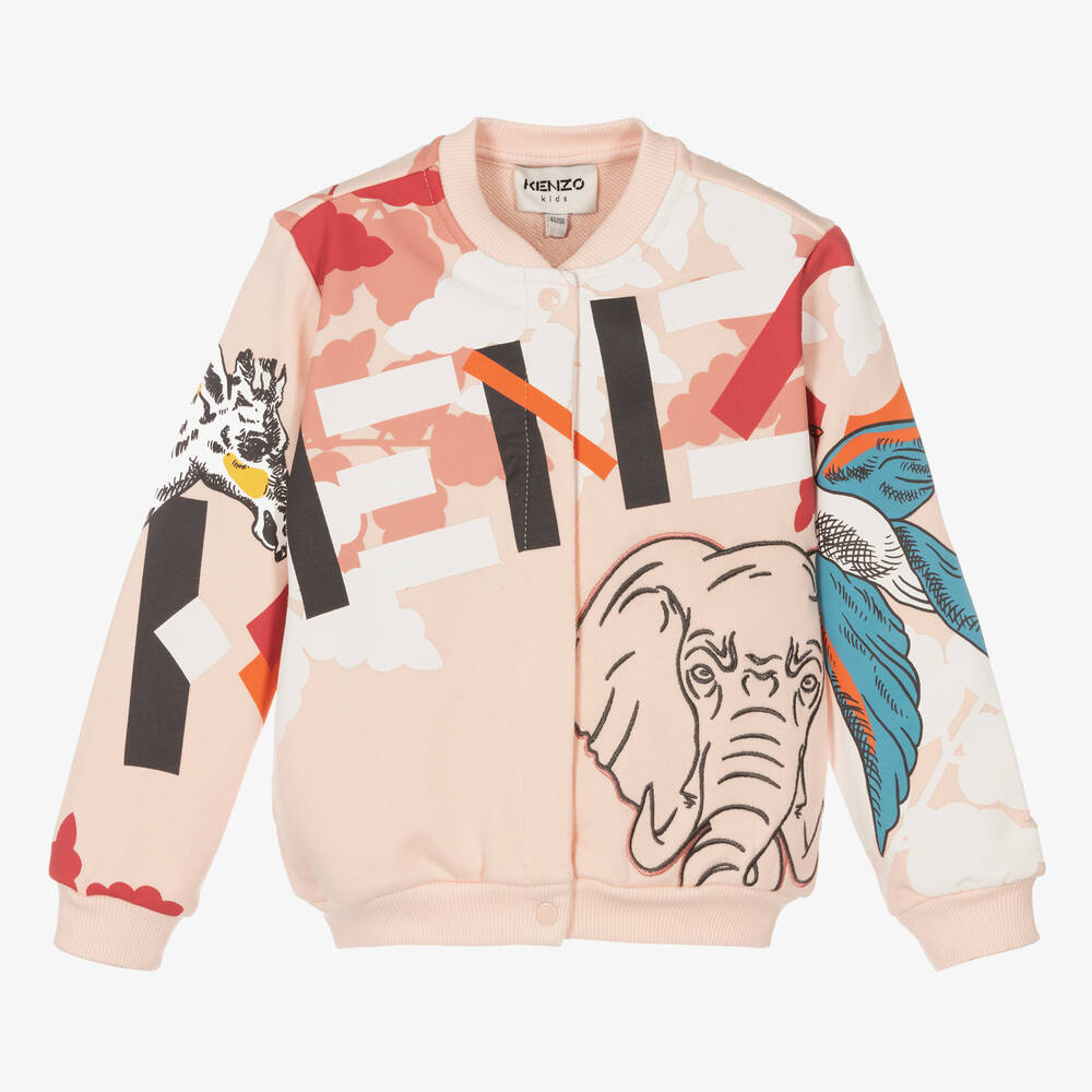 KENZO KIDS - Bomber rose pâle Fille | Childrensalon