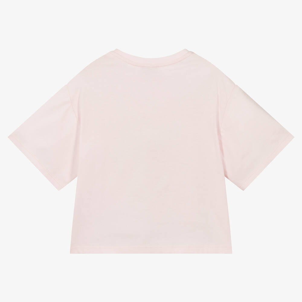 KENZO KIDS-Розовая футболка для девочек | Childrensalon Outlet