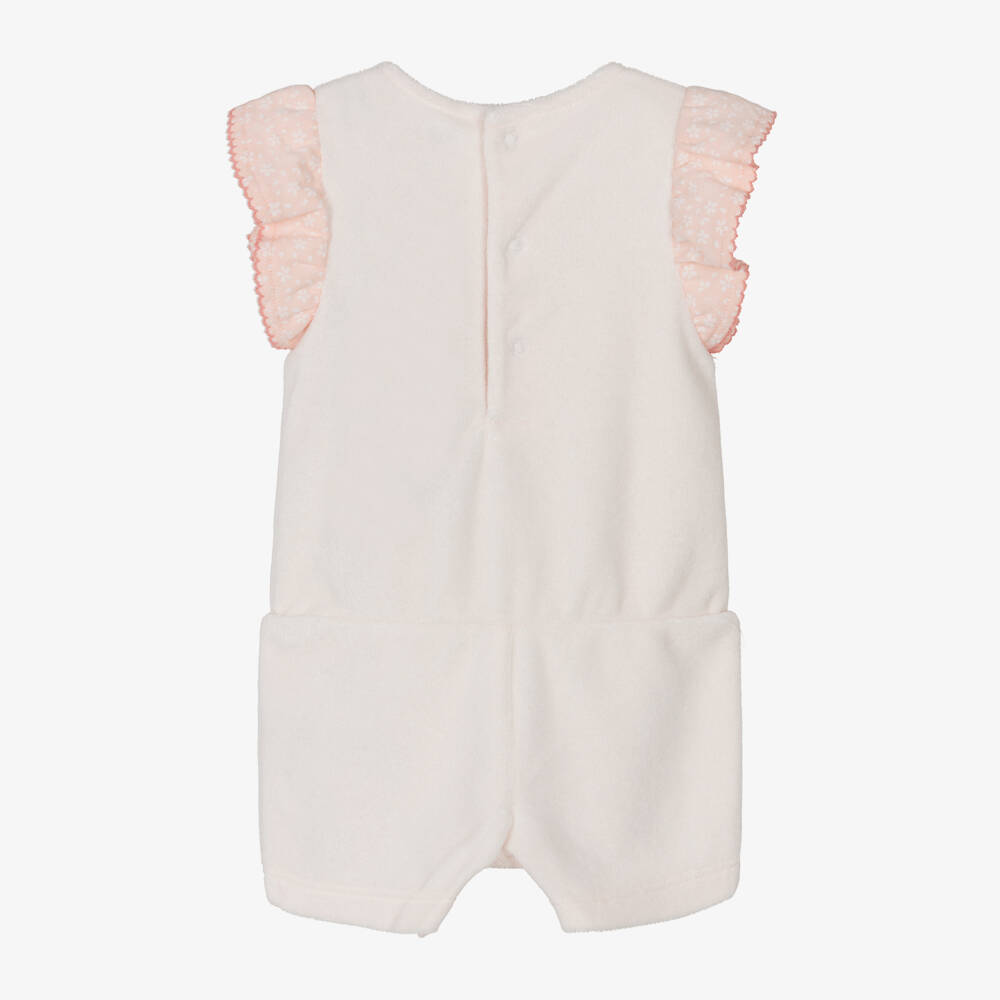 KENZO KIDS-Girls Pastel Terrycloth Romper | Childrensalon Outlet