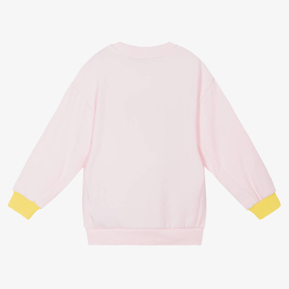 KENZO KIDS-Розовый хлопковый свитшот со слоном | Childrensalon Outlet
