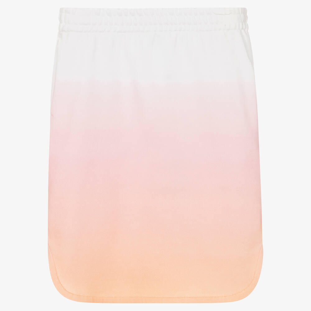 KENZO KIDS-Girls Pink Cotton Logo Skirt | Childrensalon Outlet