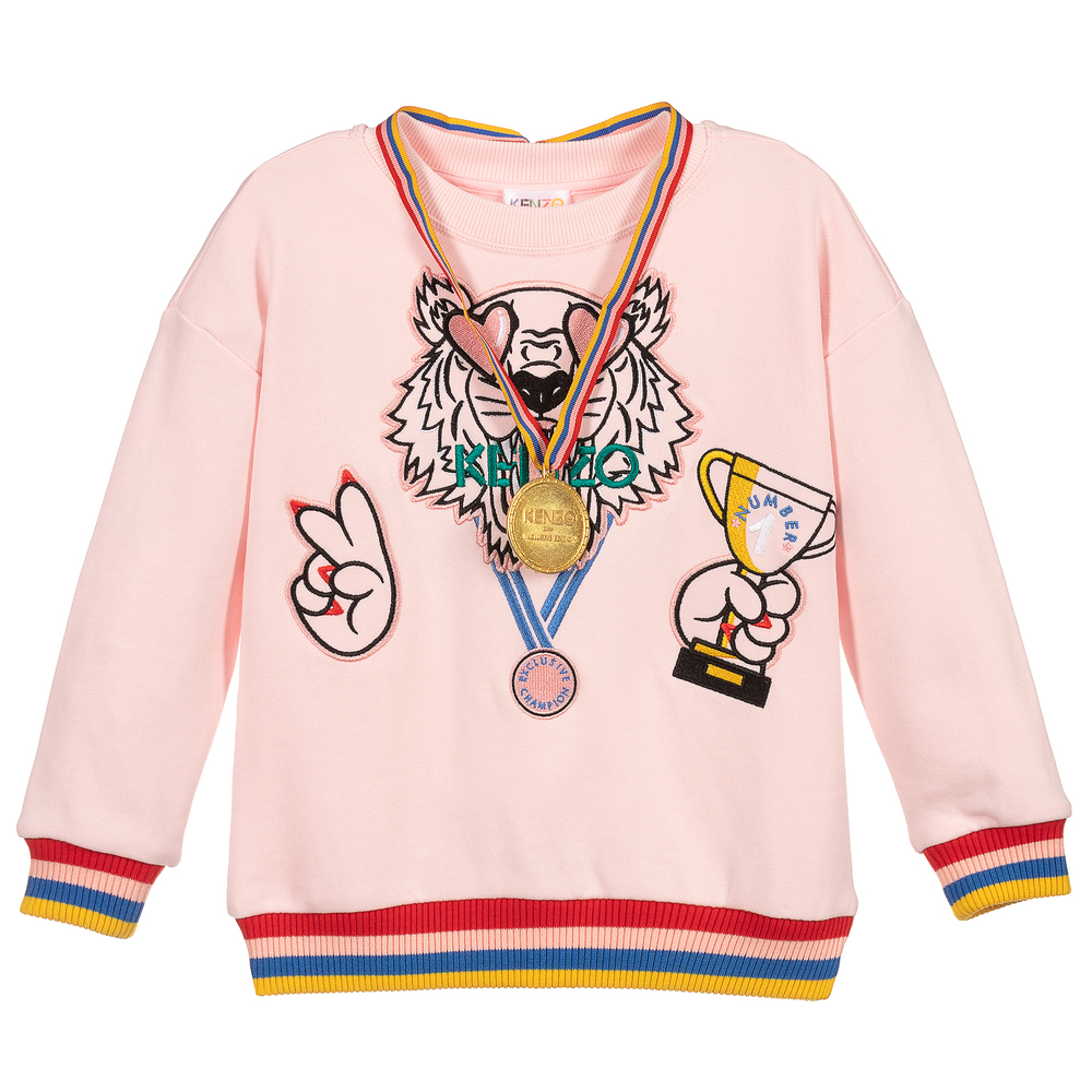 Pink kenzo jumper shop kids