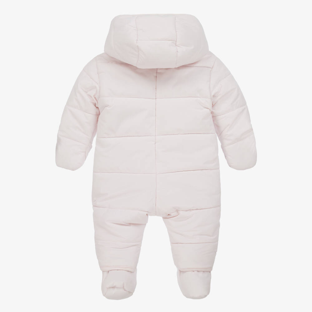 KENZO KIDS-Розовый уютный пуховик для девочек | Childrensalon Outlet